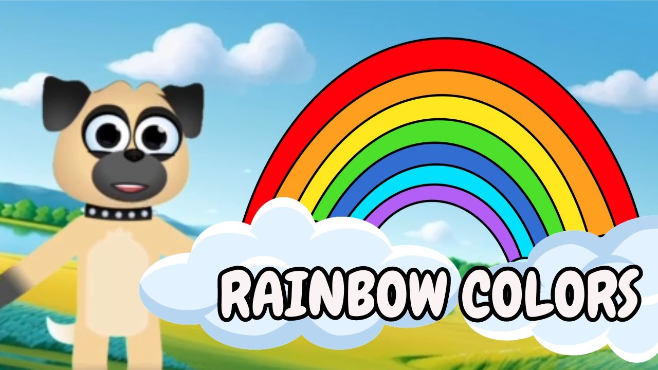 Learning Rainbow Colors in english | Kids educational cartoons