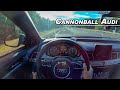 26 hours 29 Minutes Cannonball Car - 2017 Audi S8 Plus POV (Binaural Audio)