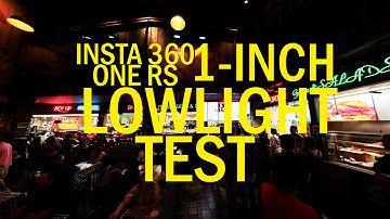 Insta360 Low Light Test One RS 1-Inch