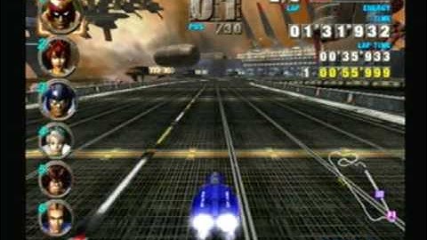 F-Zero GX Master Class Sapphire Cup No Attack No Miss 500pt Run Part 1 of 2