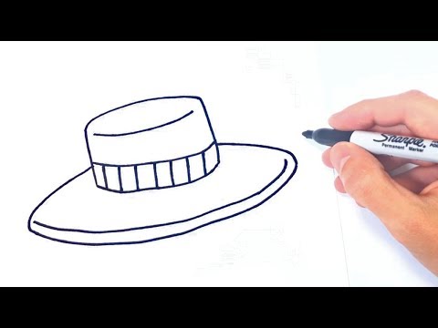 Video: Cómo Dibujar Un Sombrero