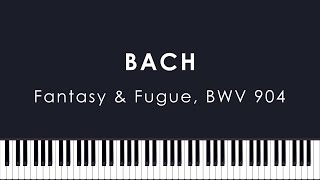 Bach: Fantasy and Fugue in A minor, BWV 904 (Ólafsson)