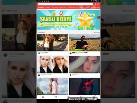 Nonolive de artik canli yayindayim!!! Koş gelvideoya