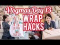 Tips to Wrap Presents Faster! | VLOGMAS 2019 DAY 13