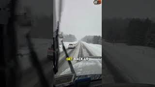POV: You thought trucking was all highways and sunshine… until winter routes humbled you. ❄️🚛