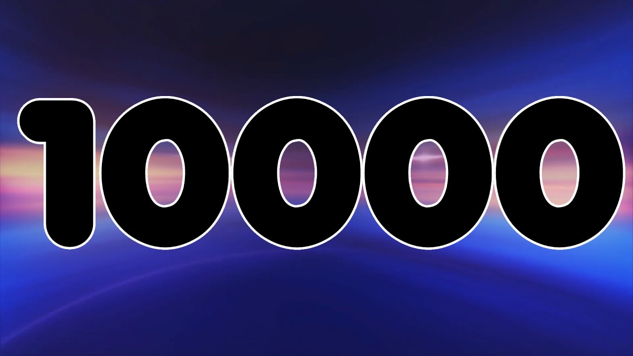 Pページ Números de 1 a 10000 Relaxante | 1-10000 | 10.000 [719] - YouTube