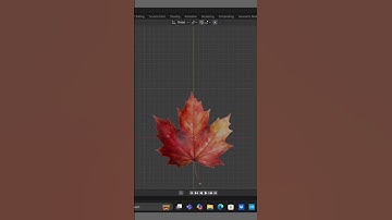 Leaf Falling Animation Tutorial - Blender 4.3 #shorts #blender3d #3d #animation