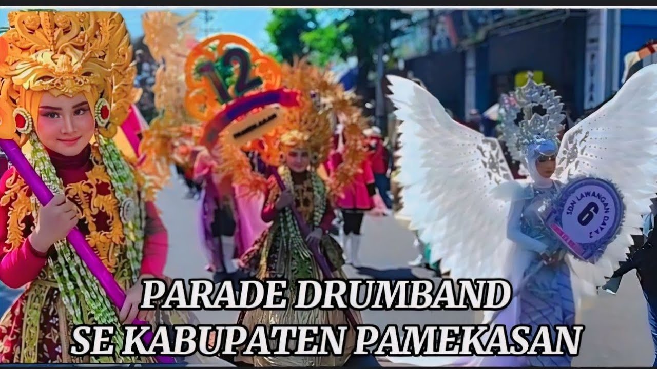 parade drumband se Kabupaten Pamekasan 6 Oktober 2024