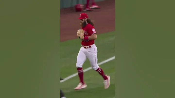 Angels' Brandon Marsh is ABSOLUTELY HILARIOUS whil...