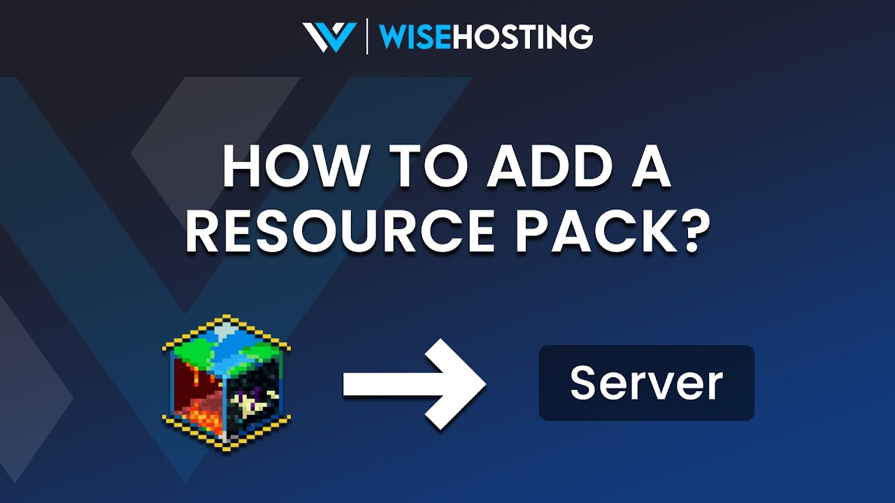 How To Add a Resource Pack to Your Minecraft Server - YouTube