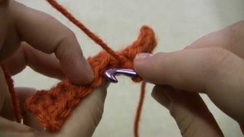 How to Crochet Through the Front Loop (tfl)