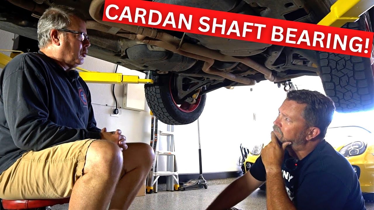 How to Change the Cardan Shaft Bearing on a Porsche Cayenne 955!