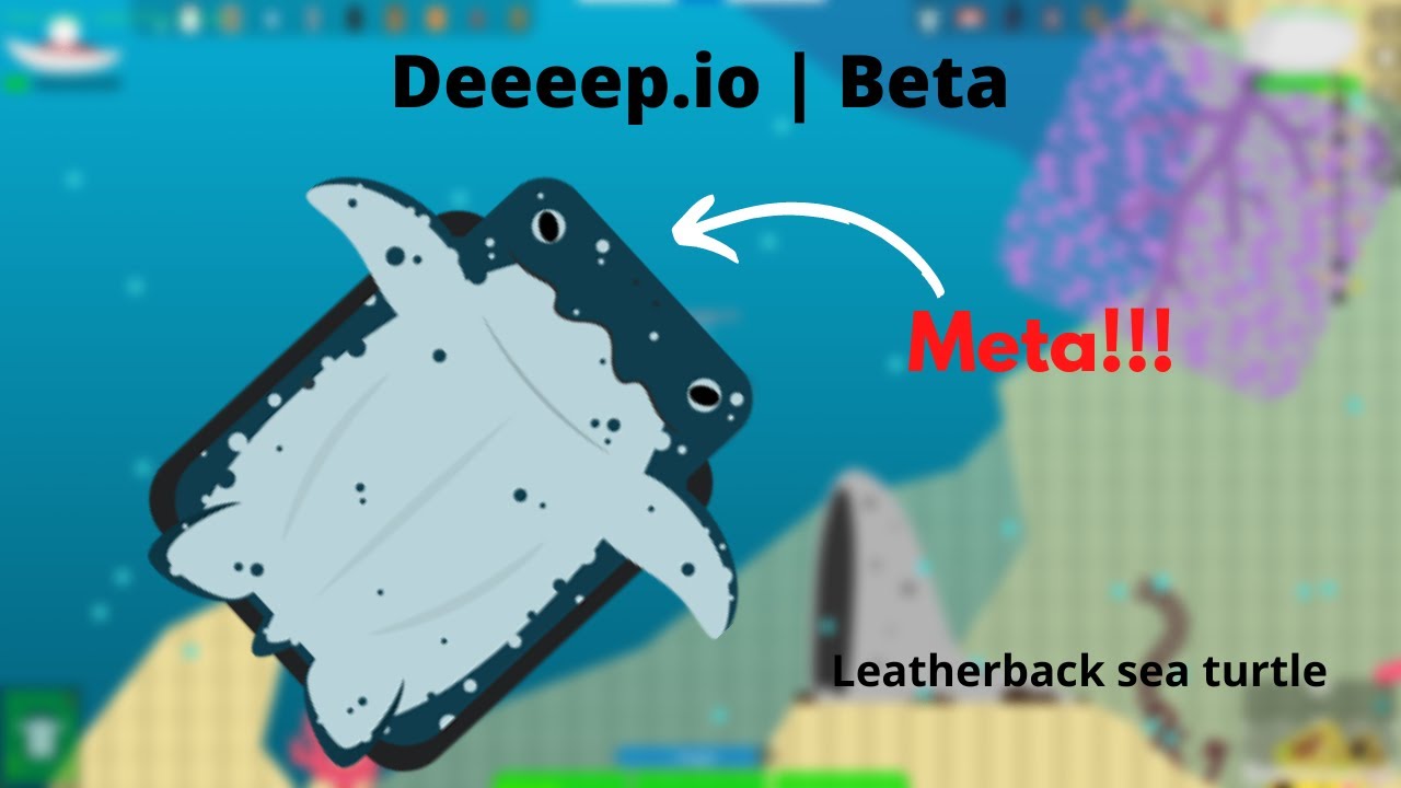 Deeeep.io Beta Pearl defense Leatherback OP ?!?! YouTube