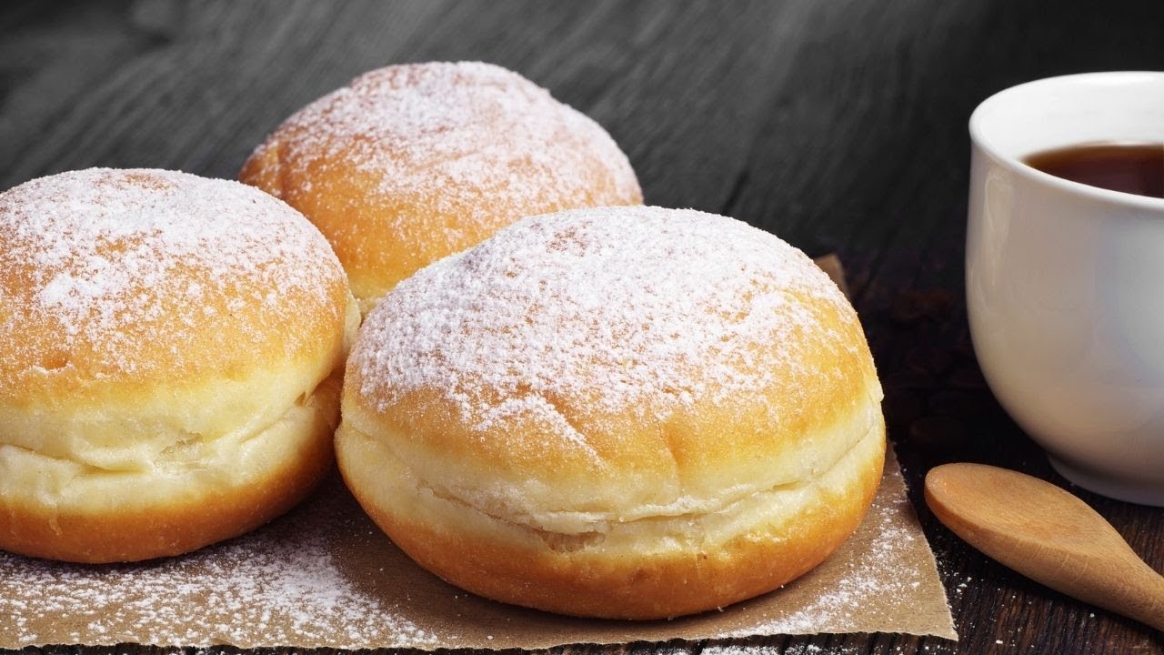 Berliner Doughnuts - Soft, Fluffy Jam Filled German Pastry | German Recipes by All Tastes German