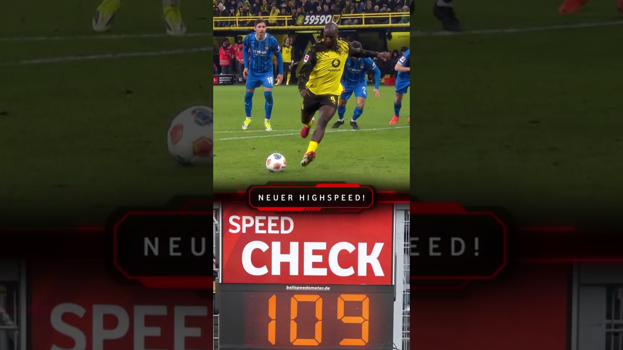 Serhou Guirassy ist Nr. 1 im SpeedCheck 🏆⚽