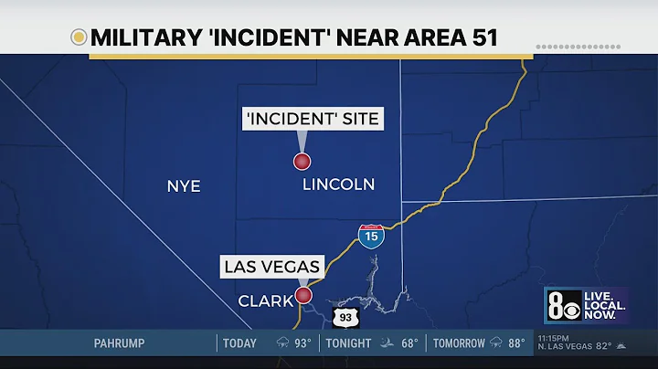 Military aircraft 'incident' under investigation near Area 51 outside Las Vegas