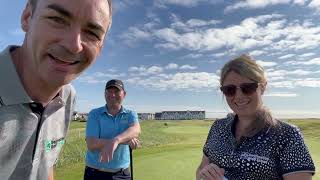 The Destination Golf team take on the iconic 18th hole at Carnoustie Golf Links.