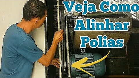 Como alinhar correia transportadora desalinhada?