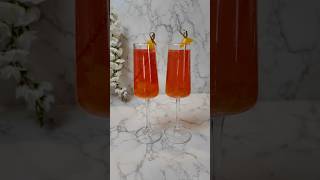 Brunch Mocktail- Peach Watermelon #drinks #mocktail #brunch #brunchideas #mocktailrecipes