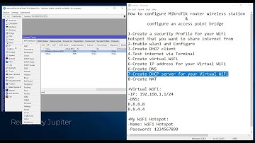 How to Configure MikroTik Router Wireless Station and Configure an Access Point Bridge