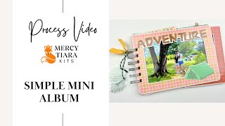 Mini Album Process Easy Project with Outdoorsy Kit