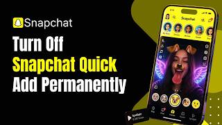 How to Turn Off Snapchat Quick Add Permanently ! screenshot 5