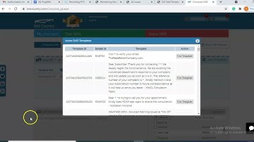 Adding DLT approved template to your SMSCountry Account from Website