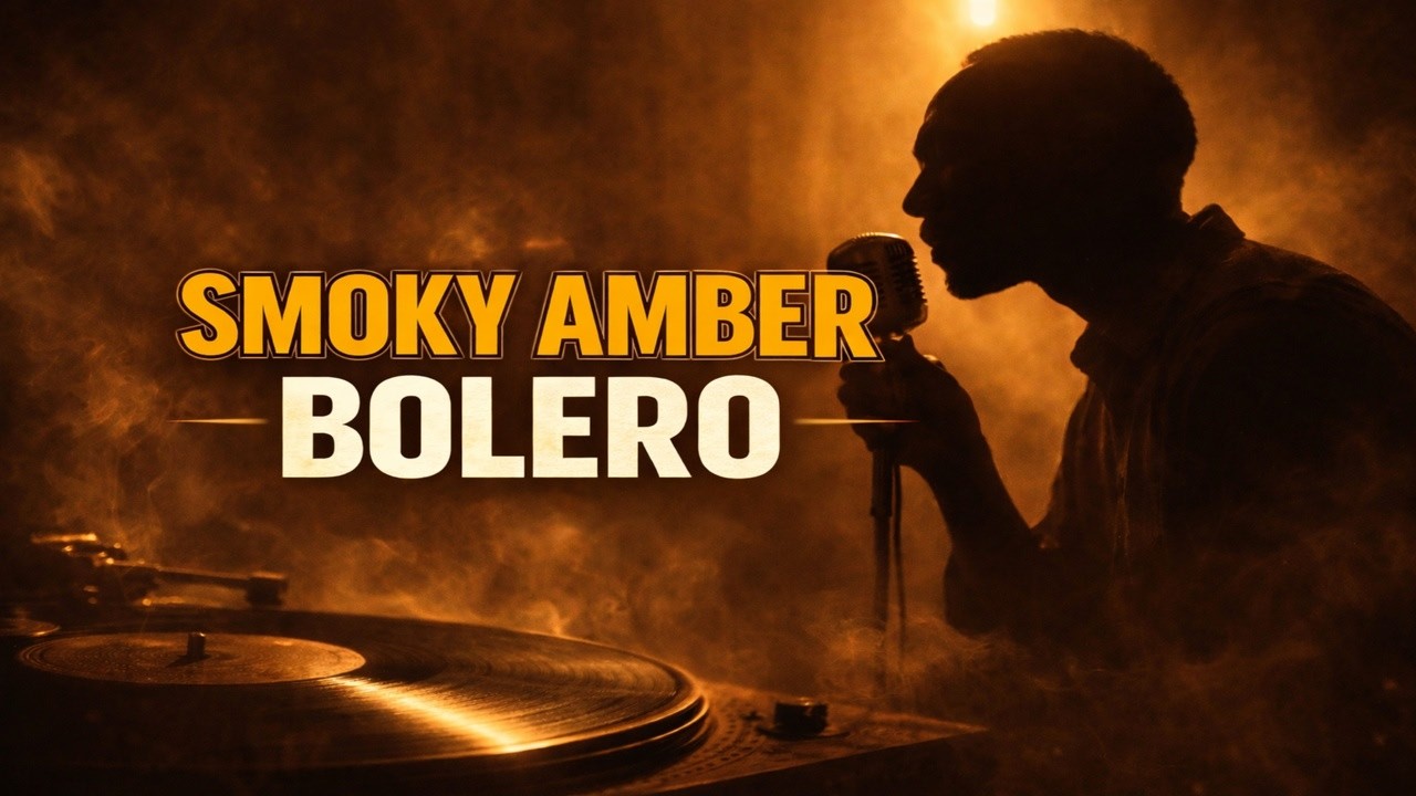 [SMOKY AMBER BOLERO] Slow Vinyl Nights · Deep Baritone · Late-Night Mood Playlist