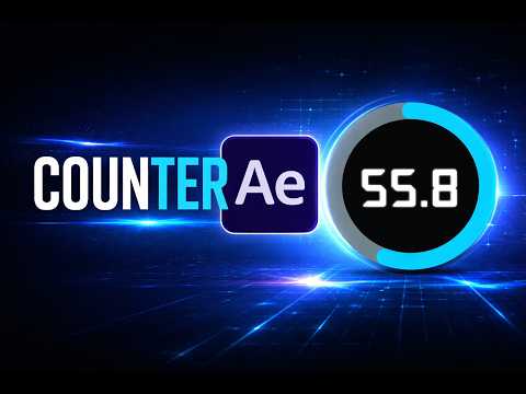 “RDc Studio | Create Loading Percentage Counter in #aftereffects  Effects | Easy Animation Tutorial