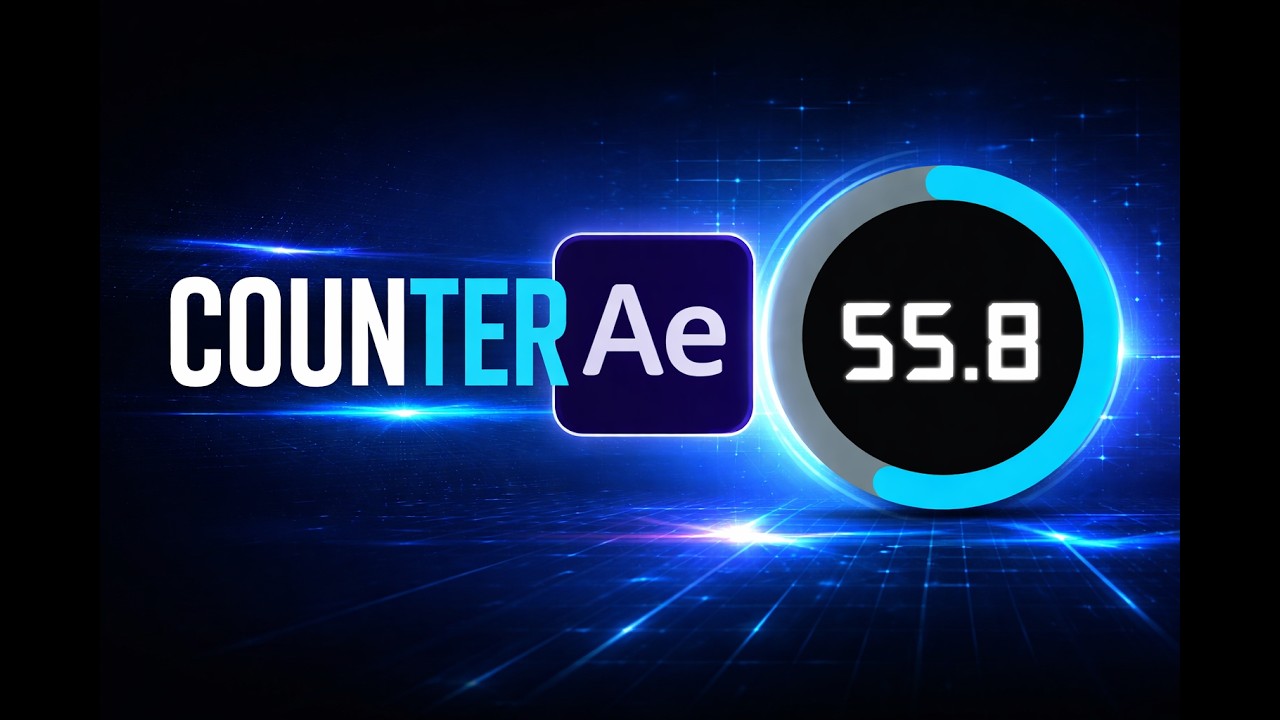 Percent Counter Loading “RDc Studio | Create Loading Percentage Counter in #aftereffects ...