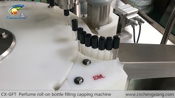 10ml roll-on bottle perfume filling capping machine/perfume filling machine/cbd oil filling line