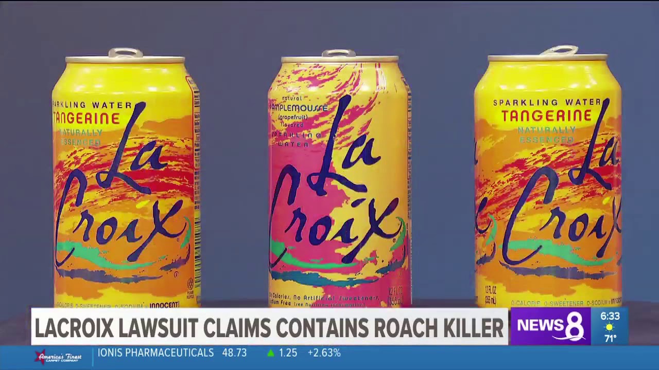 Lacroix Lawsuit Claims Drink Contains Roach Insecticide