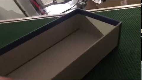 RB185A Automatic rigid box maker producing folding box inner box 内盒 半边包