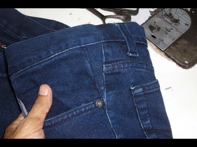 Cara Membesarkan Pinggang Celana Jeans Youtube