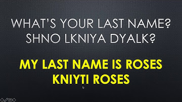 50 COMMON DARIJA QUESTIONS AND ANSWERS for beginners | Darija Conversation