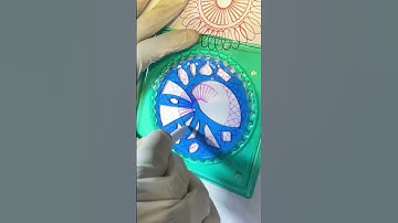 Spirograph Ruler beautiful Design ASMR Satisfying #shorts #ytshorts #short #shortvideo