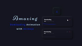 Famous Downloading Animation with AnimeJs | HTML, CSS, JAVASCRIPT, SVG Net Worth