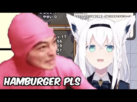 fubuki wants hamburger pls