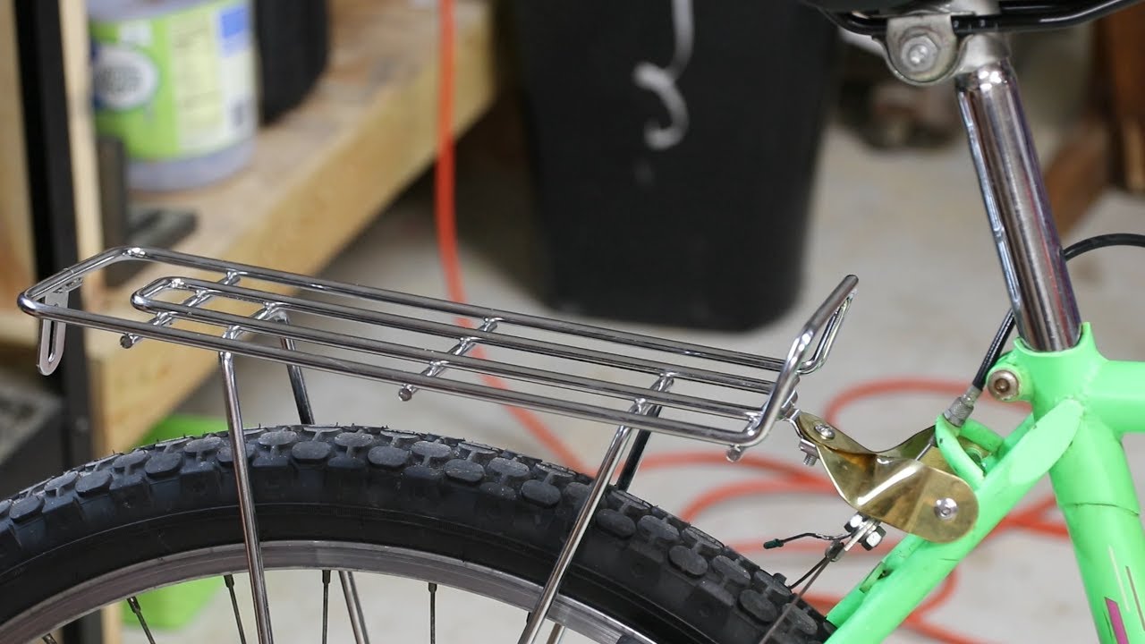 Wald 215 Rear rack on my vintage MTB - YouTube