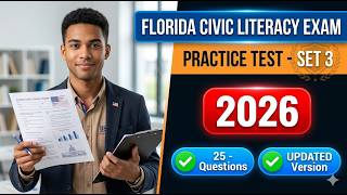 2026 Florida Civic Literacy Exam Practice Test Set 3 Complete FCLE Study Guide for Graduation