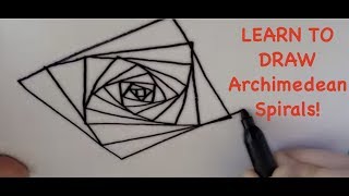 Learn to Draw Archimedean Spirals