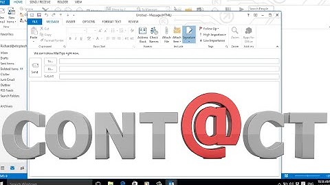 ✏️How To Set Up Email Signatures In Microsoft Outlook 2013🗒