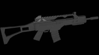 Blender test: G36C-T Prototype