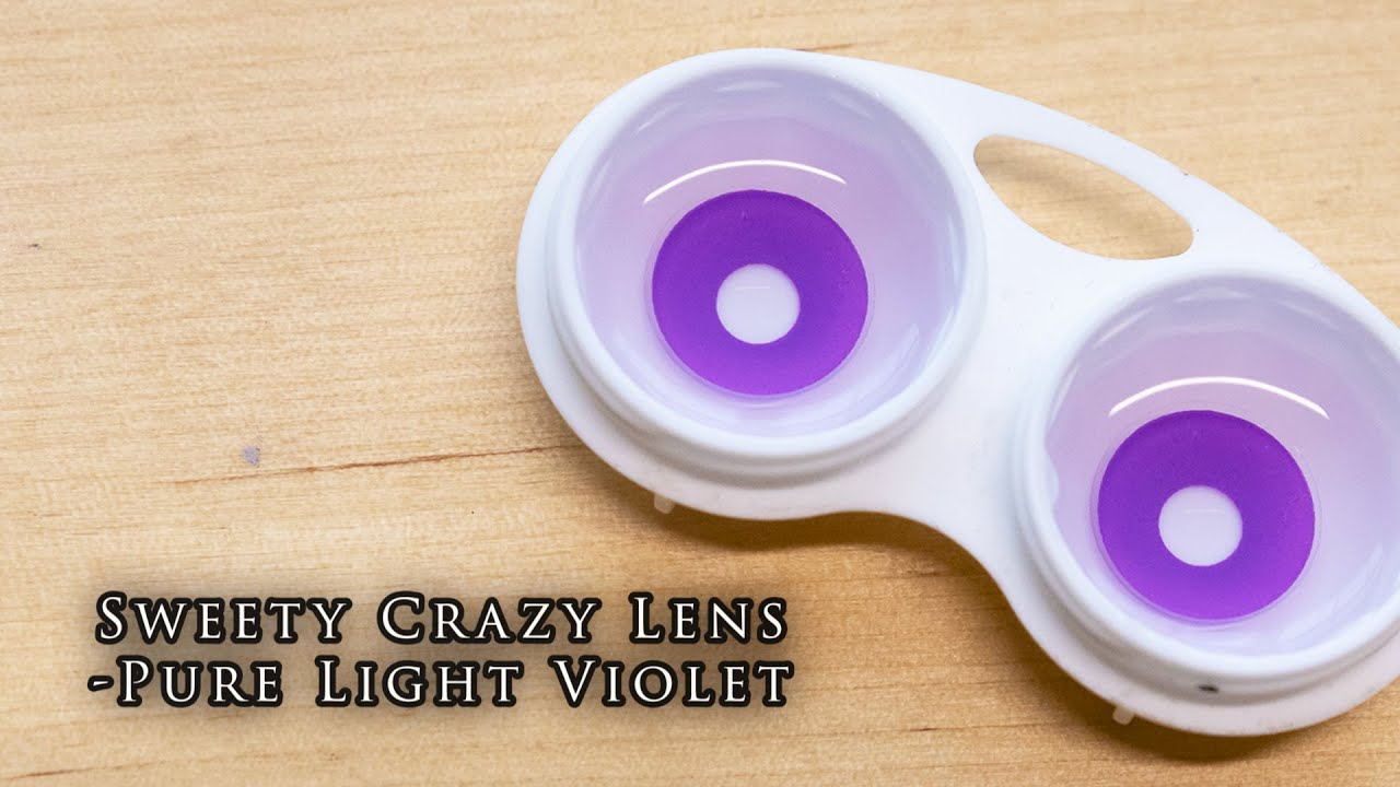 Contact Lenses Review: Sweety Crazy Lens- Pure Light Violet
