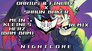 Darius & Finlay x MartinBepunkt x Shaun Baker - Mein Kleines Herz (Bam Bam) (Remix) HQ | Nightcore