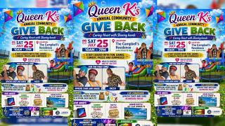 QUEEN K'S ANNUAL COMMUNITY GIVE BACK