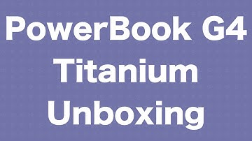 PowerBook G4 Titanium: Unboxing (2002) | The PowerPC Hub