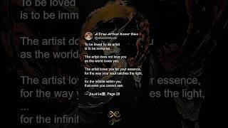 To Be Immortal. #beauty #art #poetry #philosophy #transformation #artist #truth #immortal #muse