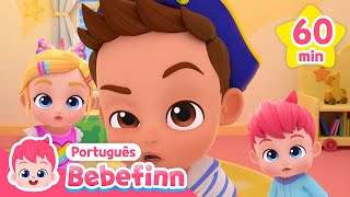 Toc, Toc, Quem tá Aí? 👶 | Bebê Carro | + Completo | Bebefinn em Português - Canções Infantis