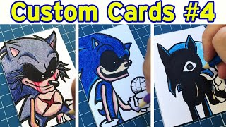 Drawing FRIDAY NIGHT FUNKIN on POKÉMON CARDS #4 | VS Sonic.EXE 2.0 | Cyclops Sonic | and more...
